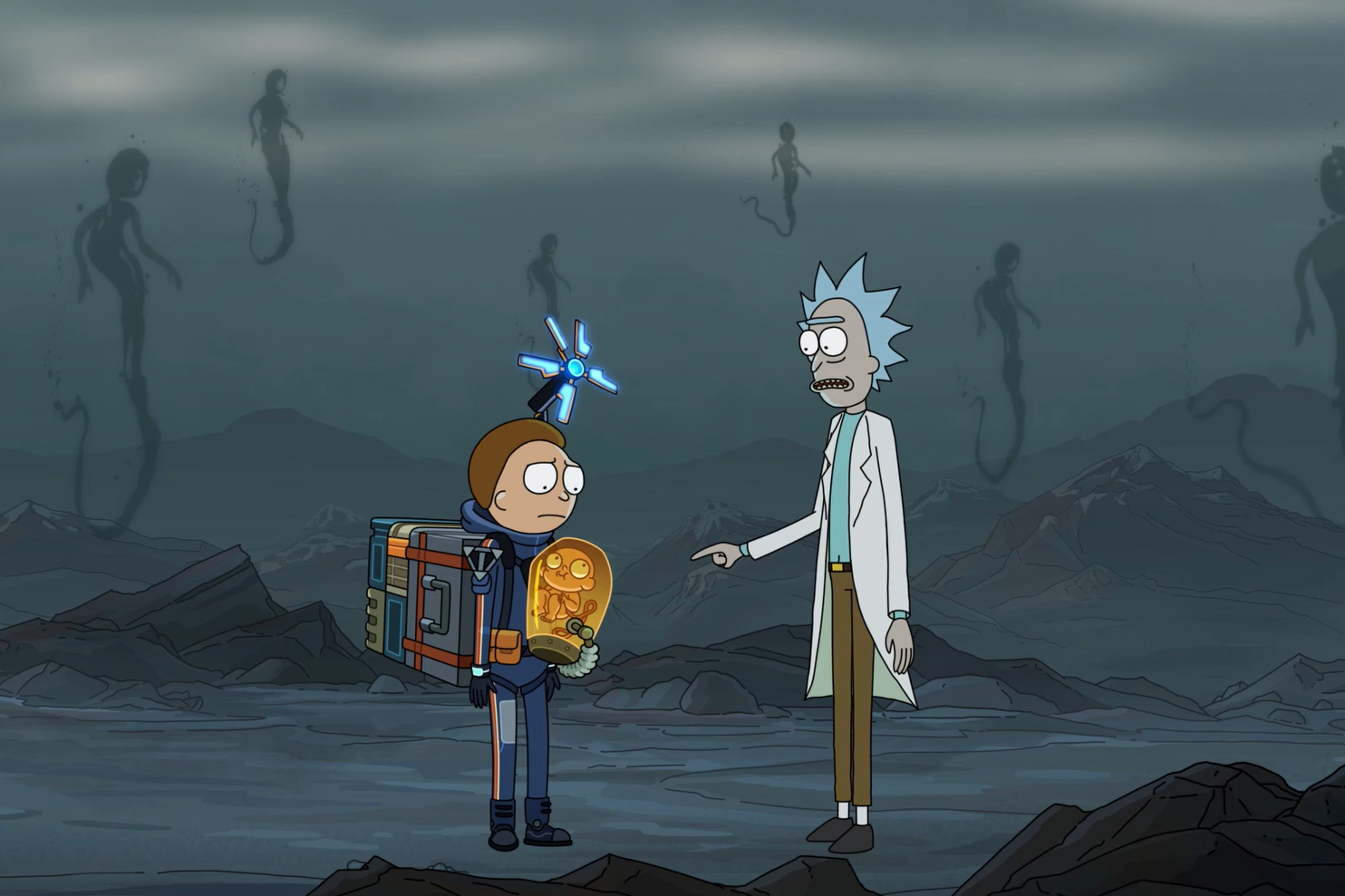 Rick and Morty' are stuck in PlayStation’s 'Death Stranding'...